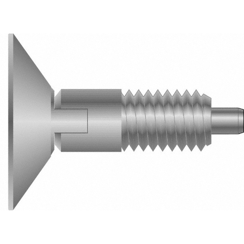 VLIER Vlier SLR375 Locking Knob Plunger 3/8-16 Steel