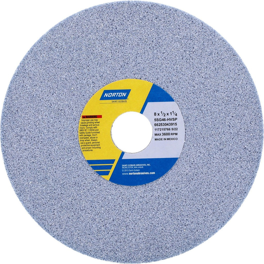 NORTON Norton 66253043915 Surface Grinding Wheel 8in 46 Grit