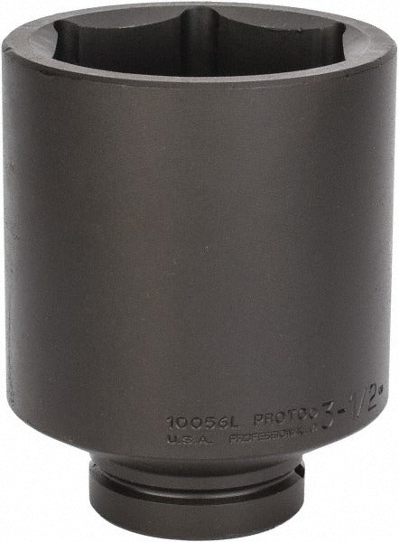 PROTO Proto J10056L Impact Socket 1 in Drive 3-1/2 in 6-pt