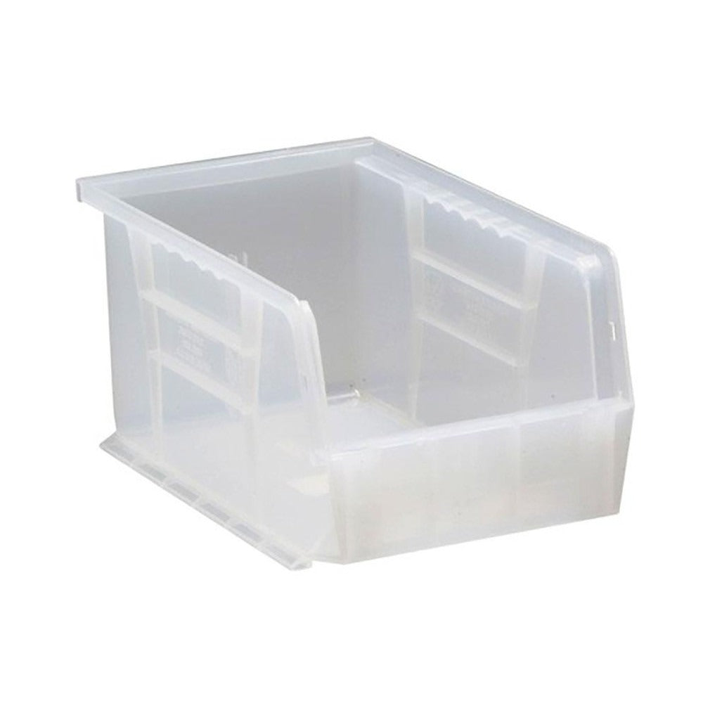 QUANTUM STORAGE SYSTEMS Quantum Storage QUS221CLCS Hopper Stacking Bin Clear 12 Pack