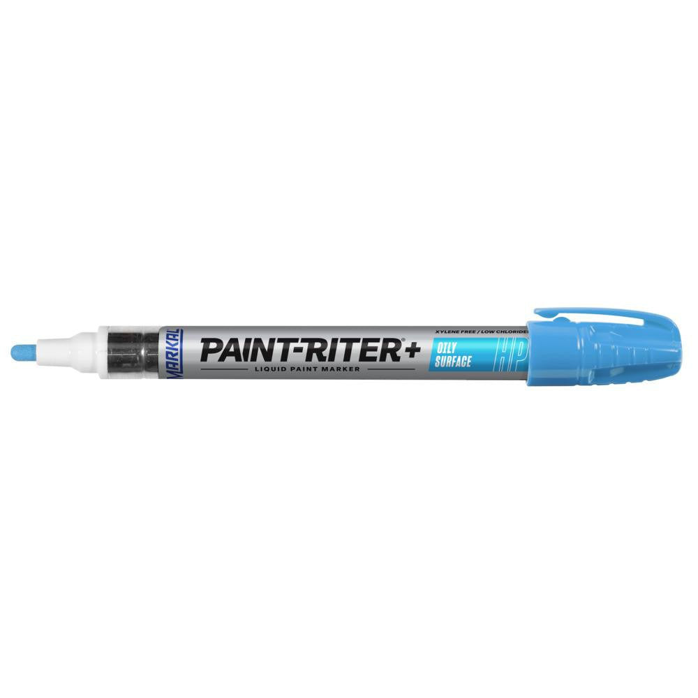 MILWAUKEE Markal 96971 Liquid Paint Marker Bullet Tip Light Blue