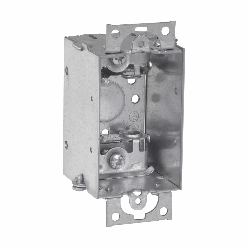 Crouse-Hinds TP120 3 x 2 x 2 Inch Steel Gangable Switch Box