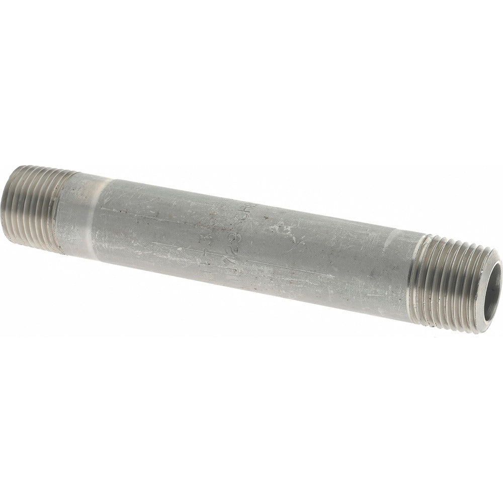MERIT BRASS Merit Brass 6506-400 Pipe Nipple 3/8 in Sch 80 316 Ss