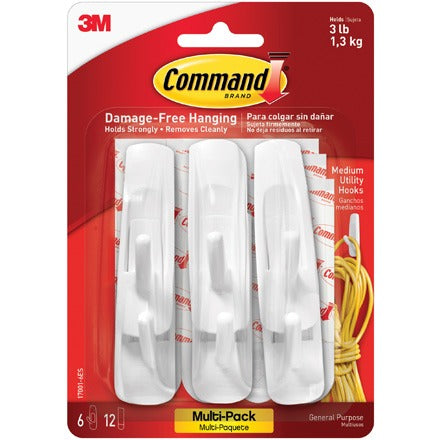 BSC PREFERRED Bsc Preferred CHS1005 Adhesive Hanging Strips 6 Per Case