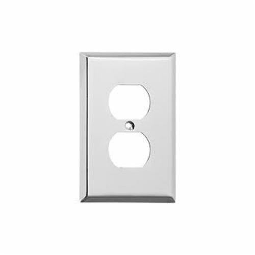 MULBERRY METAL PRODUCTS Mulberry Metal Products 97801 Jumbo/Oversize Receptacle Wallplate (5-1/2 in H x 3-1/2 in W)