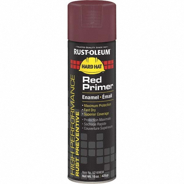 RUST-OLEUM Rust-oleum V2169838 Flat Red Enamel Spray Primer 15 Oz