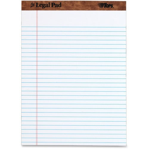 TOPS Tops TOP75330 Legal Writing Pad 50 Sheets 8.5x11