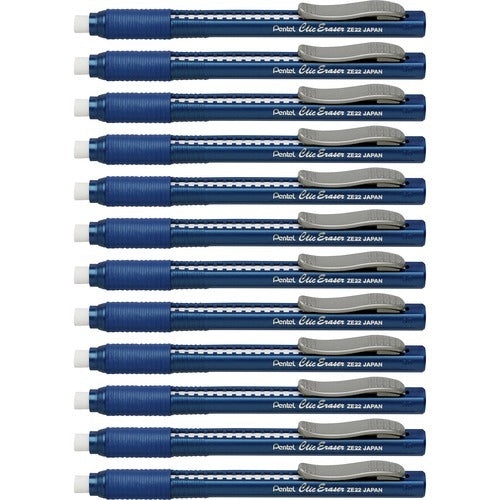 PENTEL Pentel PENZE22CBX Clic Eraser Retractable Box of 12