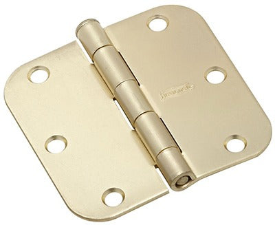 NATIONAL HARDWARE National Mfg N830-224 Satin Brass Door Hinge 3.5 in