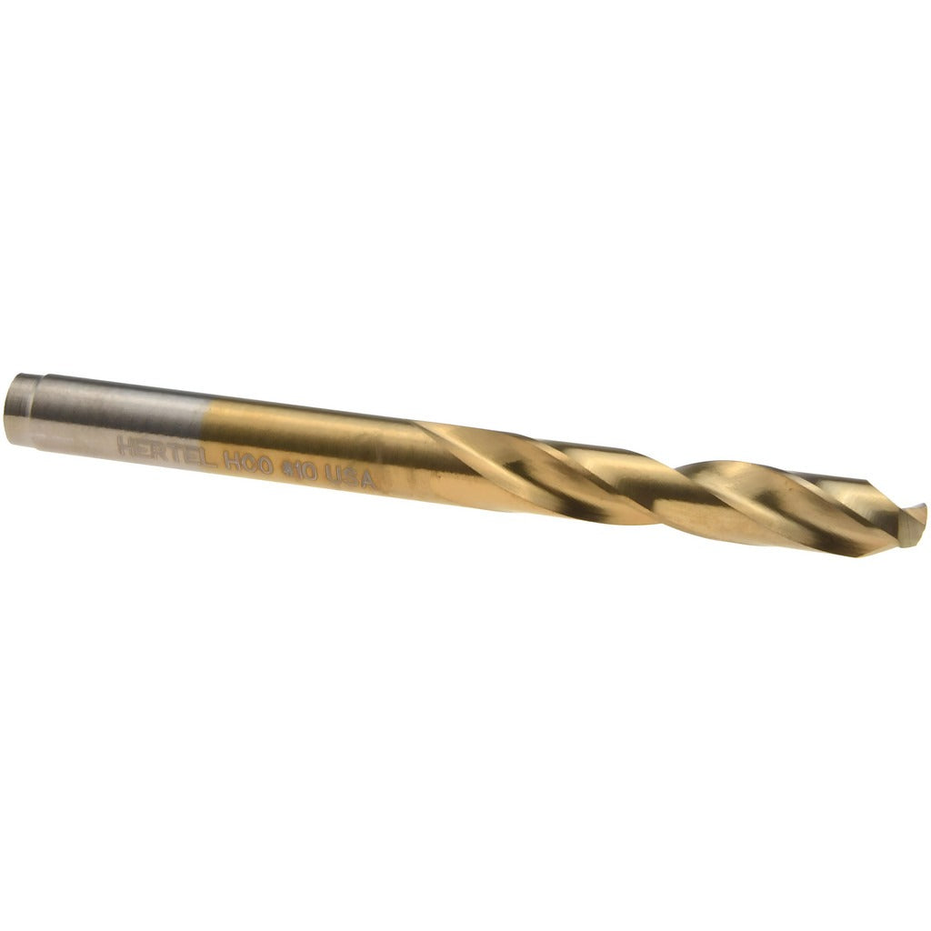 HERTEL Hertel 66691866 Cobalt Drill Bit Size 10 Wire Tin