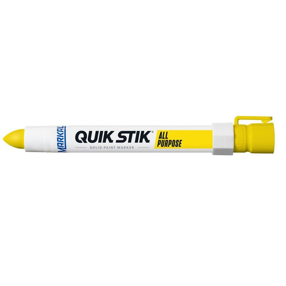 MILWAUKEE Markal 61053 Solid Paint Marker Bullet Tip Yellow