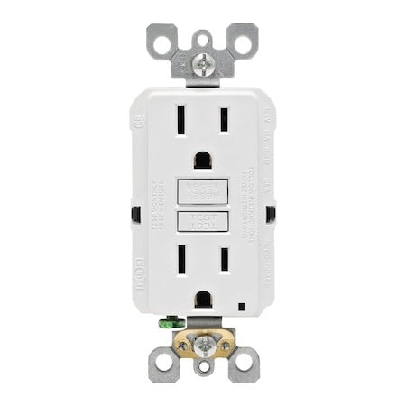 LEVITON Leviton GFNT1-0KW GFCI self-test receptacle 15A (1 Each) R12-GFNT1-0KW
