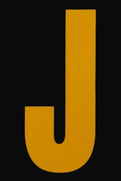 STRANCO Stranco RUM5PK-300-J Letter J Reflective Label