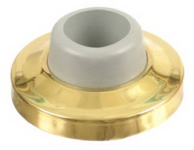 NATIONAL HARDWARE National Mfg N198-069 Polished Brass Wall Door Stop