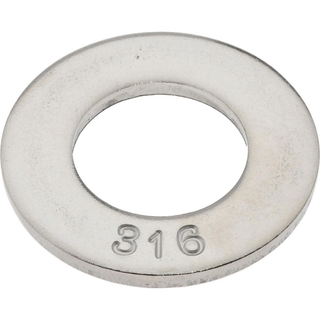 VALUE COLLECTION Value Collection 30716 Flat Washer 7/8 in Grade 316 Stainless Steel