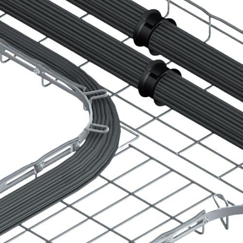CABLOFIL Cablofil Inc RADT90KIT4BL Radius 90 Degree Tray Fitting 4 in
