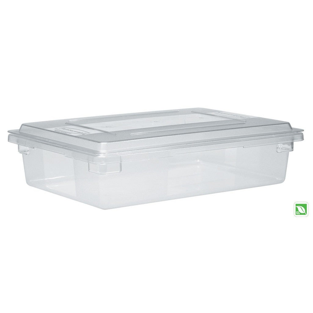 RUBBERMAID Rubbermaid FG330200CLR Clear Lid 26x18 in Polycarbonate