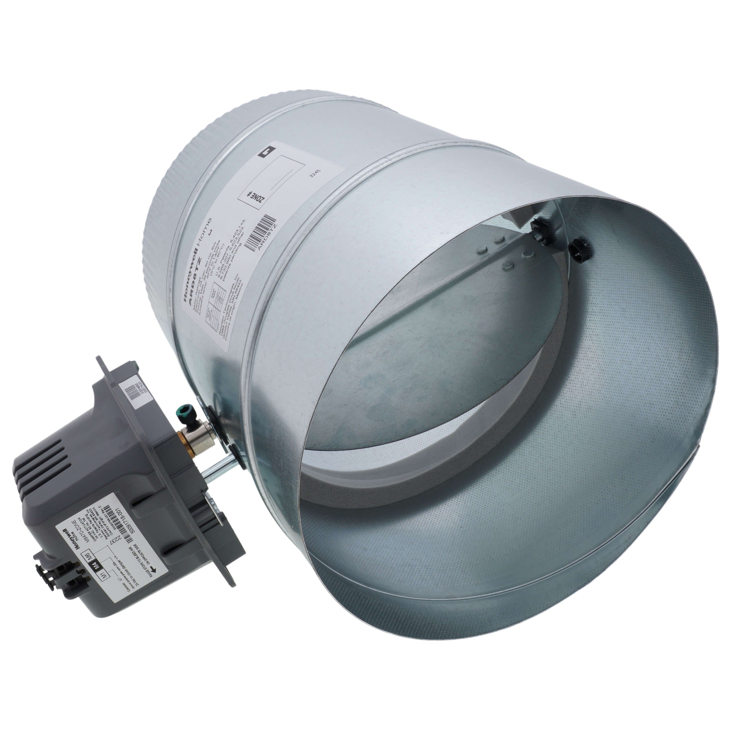 HONEYWELL HOME Honeywell Home ARD8TZ Round Automatic TrueZONE Damper 24V (8 in) ARD8TZ