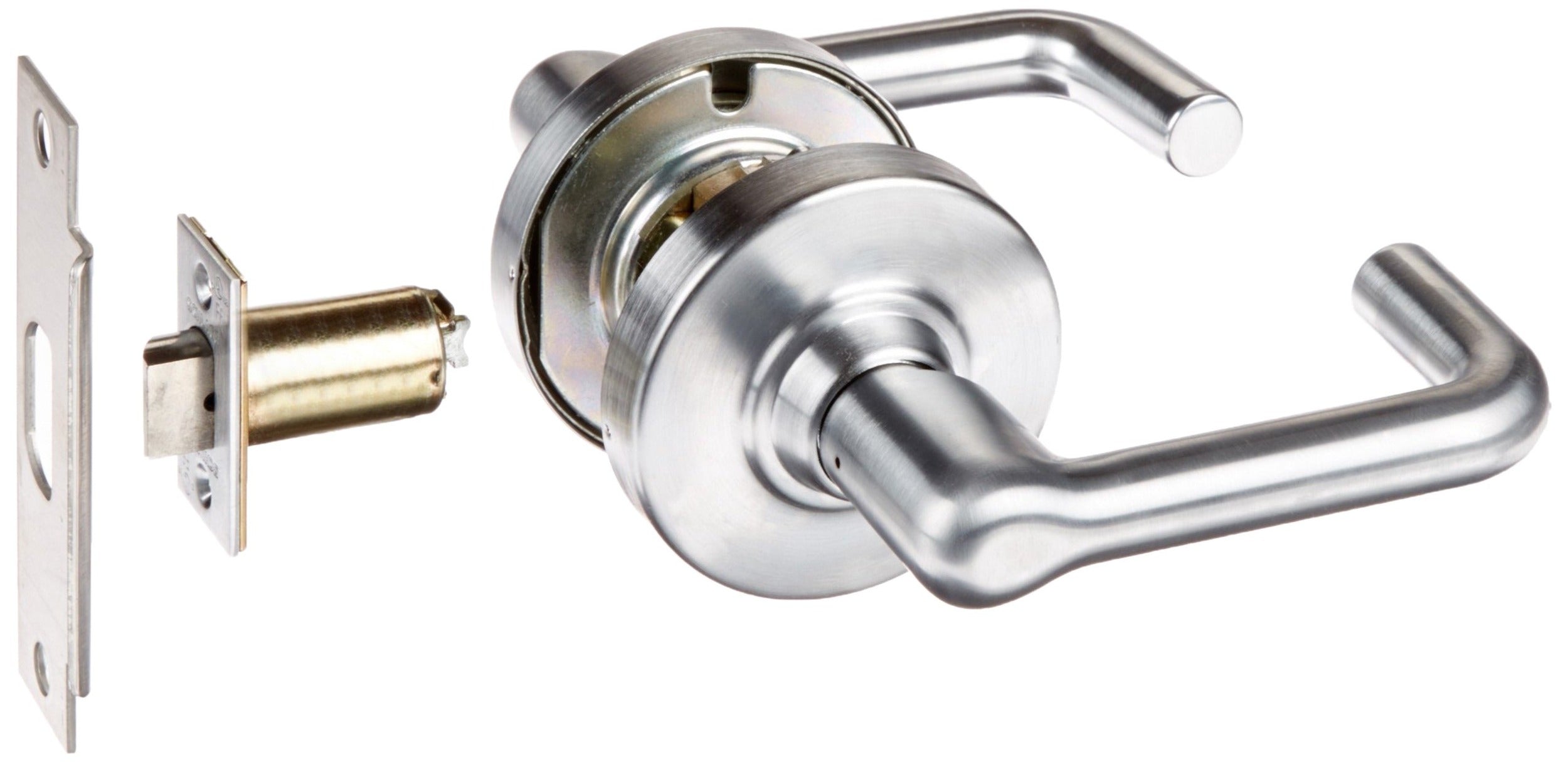 SCHLAGE Schlage ND10S-TLR-626 Passage Lever Lockset Satin Chrome