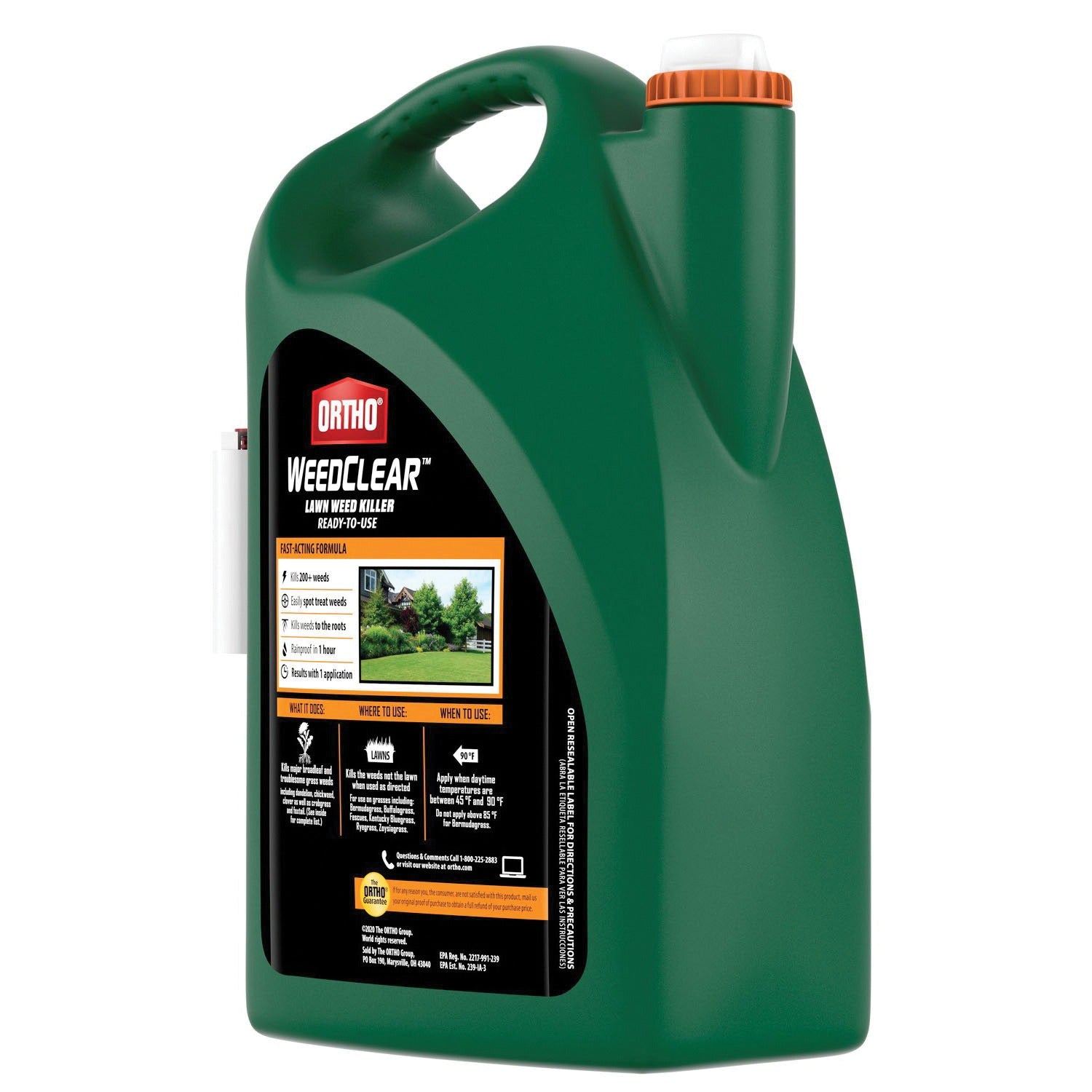 ORTHO Ortho 0446505 WeedClear Ready-to-Use Lawn Weed Killer 1.1 gal Jug