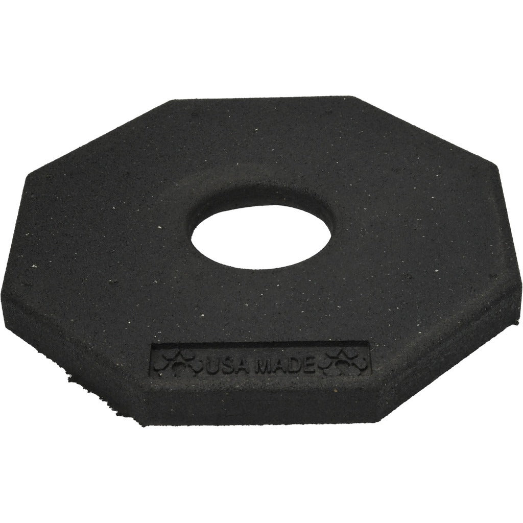PRO-SAFE Pro-safe 7200-RB-10 Rubber Delineator Base 10 Lb Black