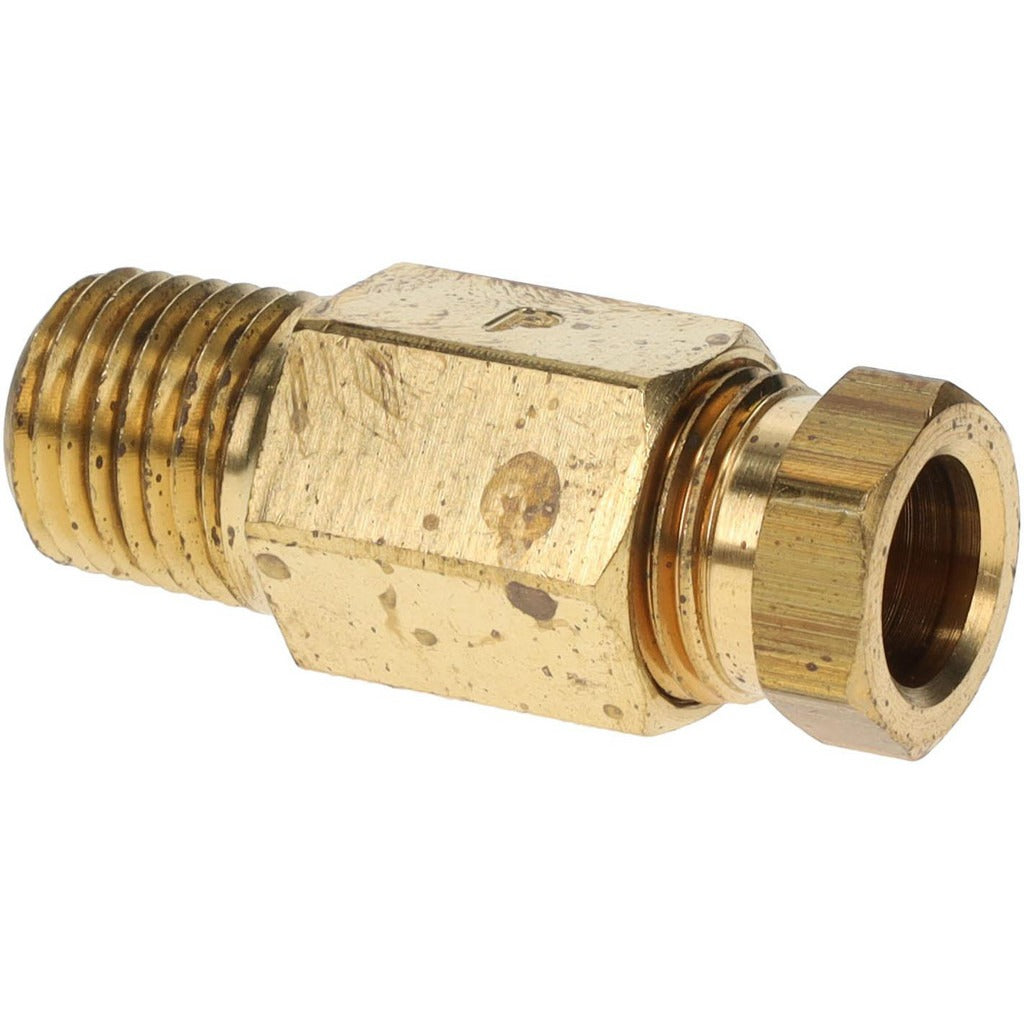 PARKER Parker 68HD-6-4 Compression Tube Connector 3/8 in Brass