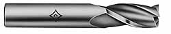 CLEVELAND CONTROLS Cleveland C39714 Square End Mill 9/16 in 3 Flute Hss Ticn
