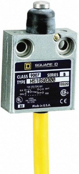 SCHNEIDER ELECTRIC Square D 9007MS10S0300 Limit Switch Spdt Nc Booted Plunger