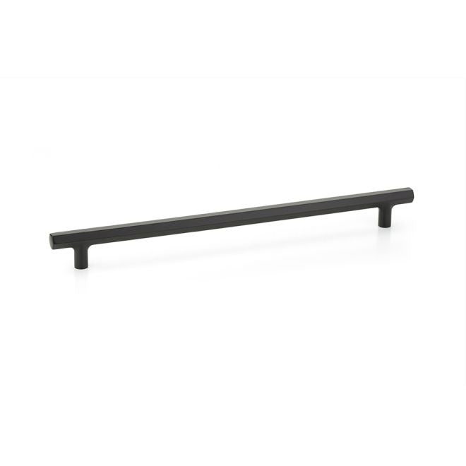 EMTEK Emtek 86681US19 Mod Hex Cabinet Pull 12in Ctc Flat Black