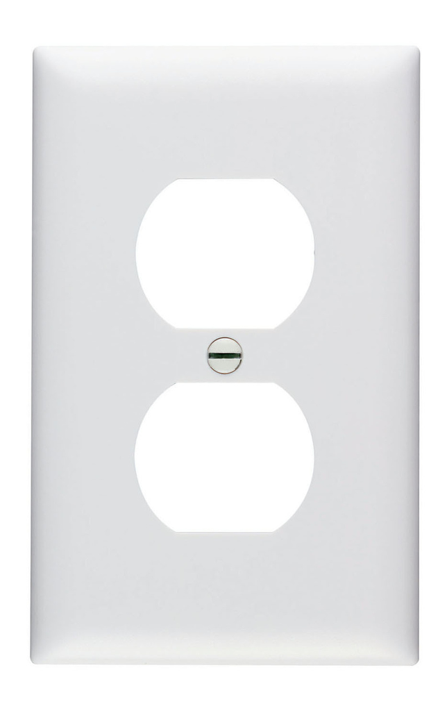 Pass & Seymour TP8W Duplex Receptacle Wall Plate Standard White