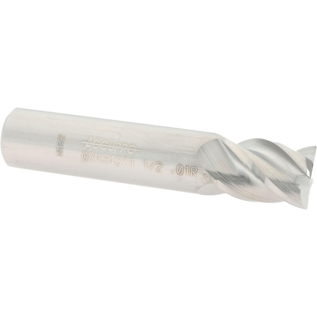 ACCUPRO Accupro 12182929 Corner Radius End Mill 1/2 in 4 Flute
