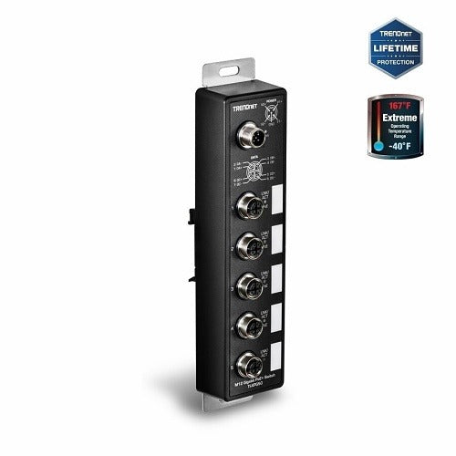 TRENDNET Trendnet TI-XPG50 5-port Industrial EN50155 M12 Switch