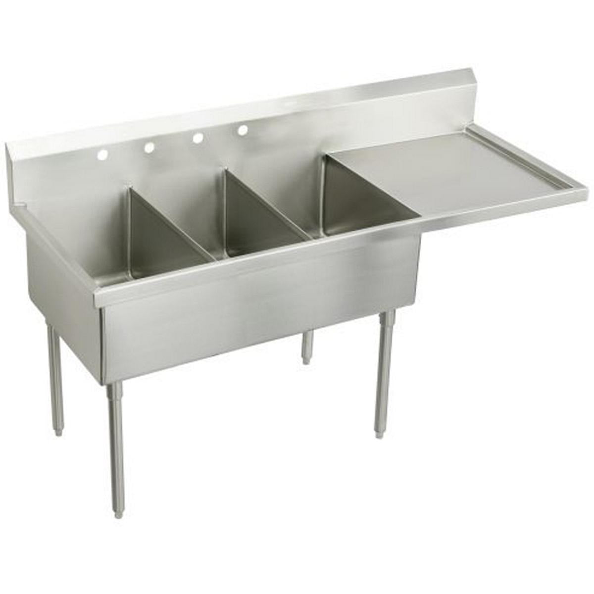 BSC PREFERRED Bsc Preferred WNSF8354R4 Triple Compartment Scullery Sink