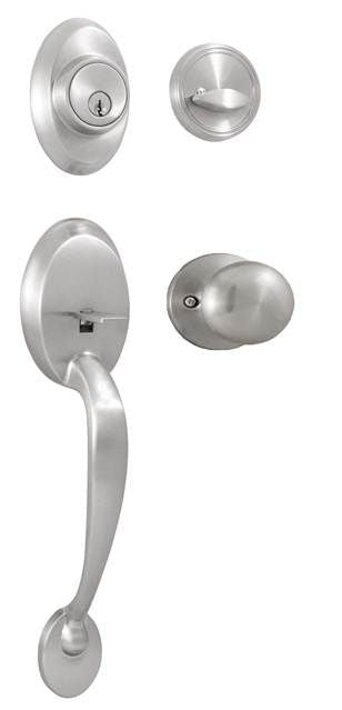 WESLOCK Weslock 02810-NSNFR2D Hillcrest Single Cylinder Handleset Satin Nickel