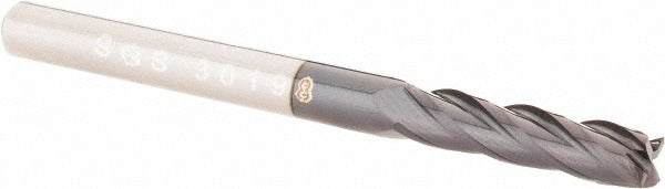 KYOCERA SGS PRECISION TOOLS Sgs 30198 Square End Mill 1/8 Inch 4 Flute Solid Carbide