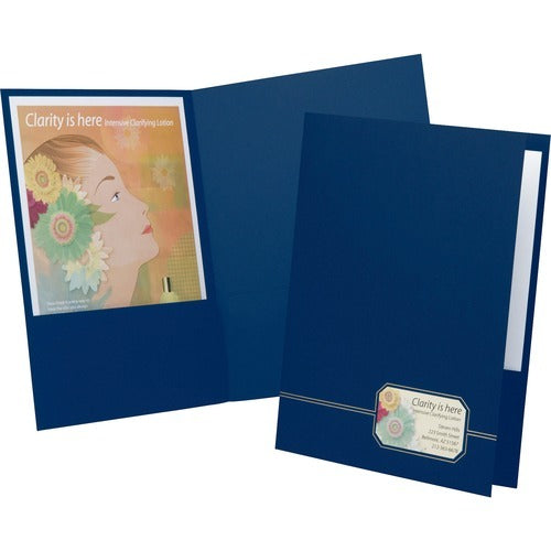OXFORD Oxford OXF04162 Executive 2-pocket Folder Beige Gold 4-pack