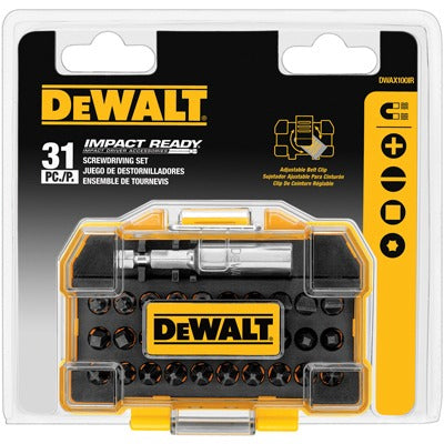DEWALT Dewalt Accessories DWAX100IR 31pc Impact Screw Set