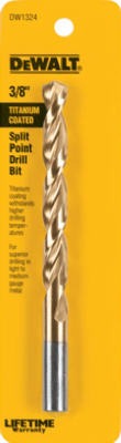 DEWALT Dewalt Accessories DW1324 Titanium Drill Bit 3/8 in