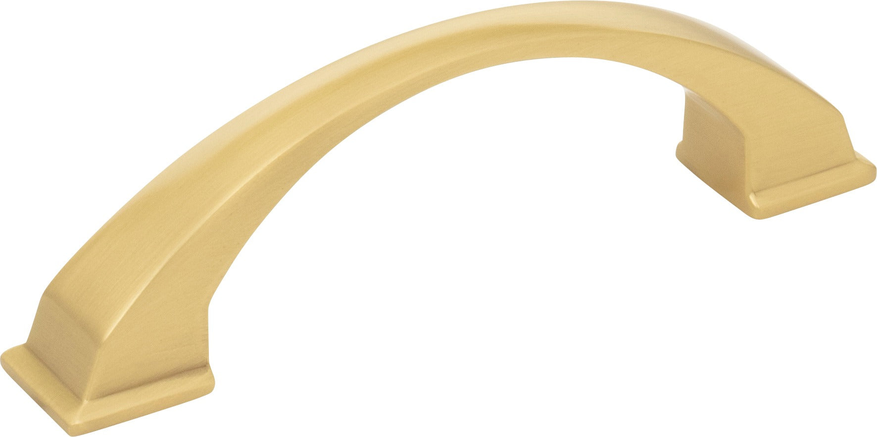 JEFFREY ALEXANDER Jeffrey Alexander 944-96BG Arched Cabinet Pull Brushed Gold
