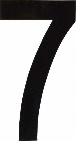 STRANCO Stranco DBV-3-7-10 Vinyl Number Label 3 in High 10 Pack
