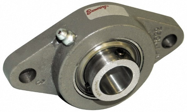 BROWNING Browning 765005 2-bolt Flange Bearing 2-7/16 in Cast Iron