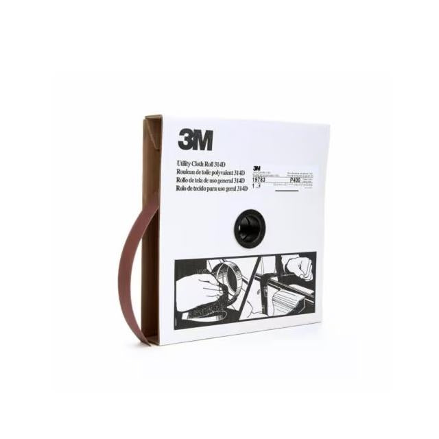 3M 3M 7000118505 Utility Cloth Roll 314D P400 1 in x 50 yd (5 per case)
