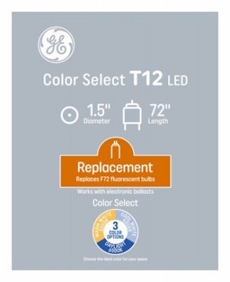 GE G E Lighting 93132065 Led T12 Linear Tube 19W 2-pack