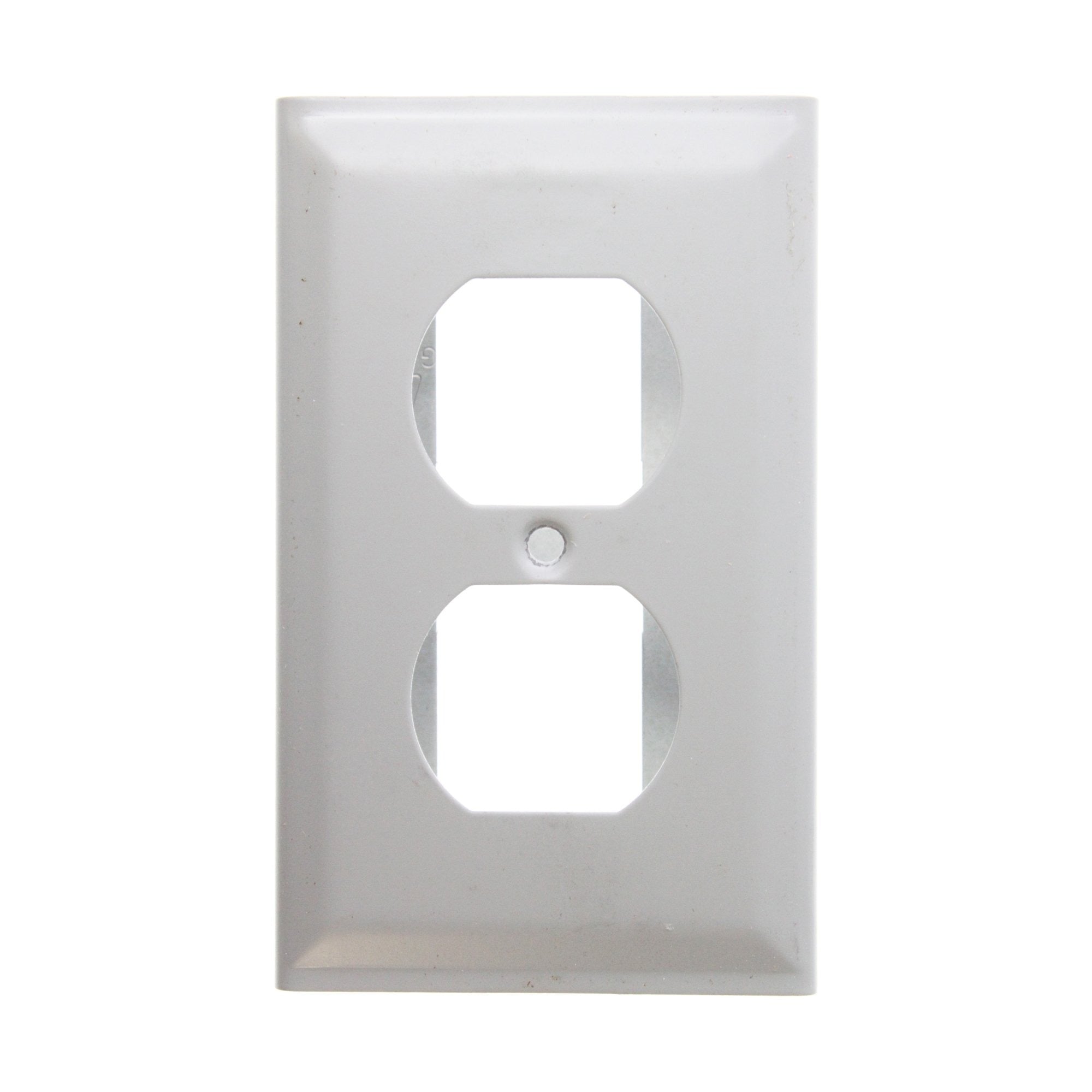 WIREMOLD Wiremold G3043BE Single Gang Duplex Device Plate Gray