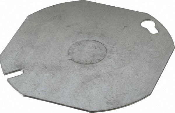 THOMAS & BETTS Thomas Betts 54-C-6 Flat Electrical Box Cover Steel
