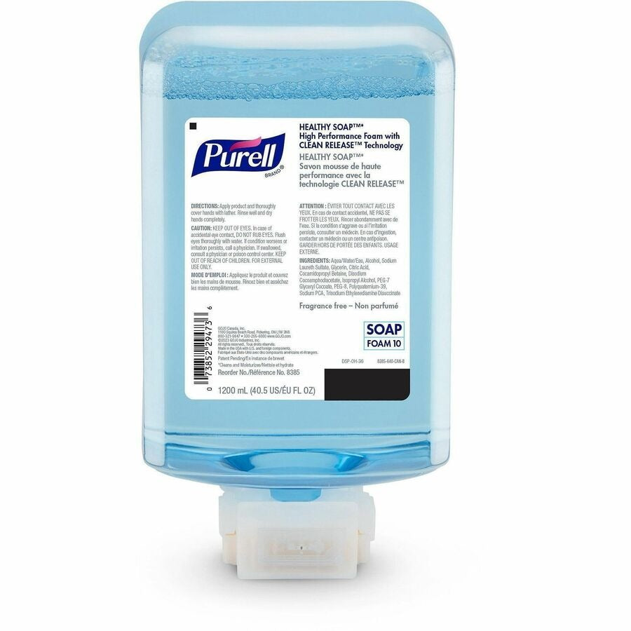GOJO Gojo GOJ838502 Purell Healthy Soap Clean Release Foam 1200 mL (Pack of 2) 8385-02