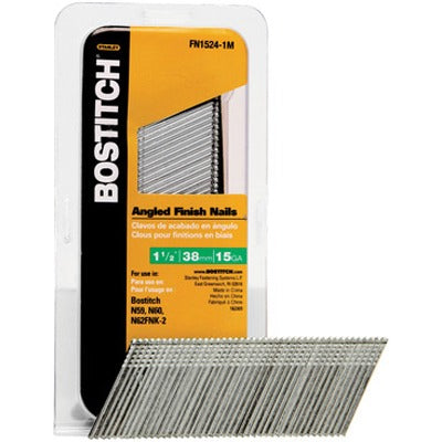 BOSTITCH Stanley Bostitch FN1524 15 Gauge Finish Nails 1.5 in 3655 Ct