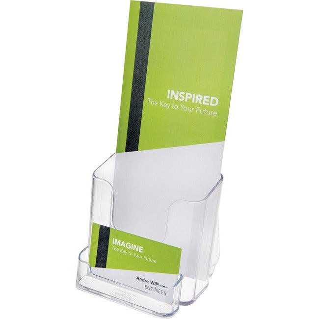 DEFLECTO Deflecto DEF78601 Single Compartment DocuHolder with Business Card Holder (7.75 x 4.37 x 4.12 in)