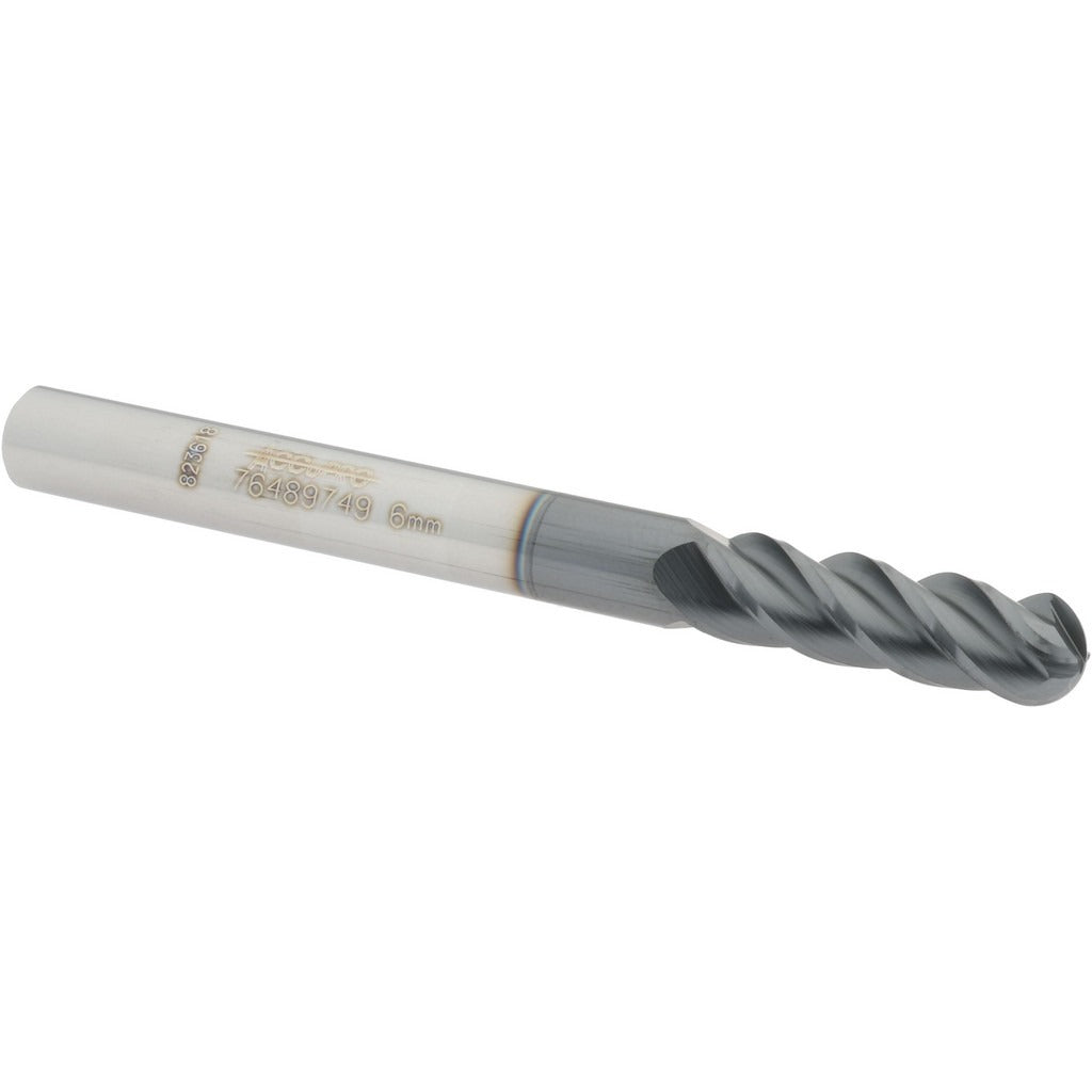 ACCUPRO Accupro 12184615 Ball End Mill 0.2362 in 4 Flute Carbide