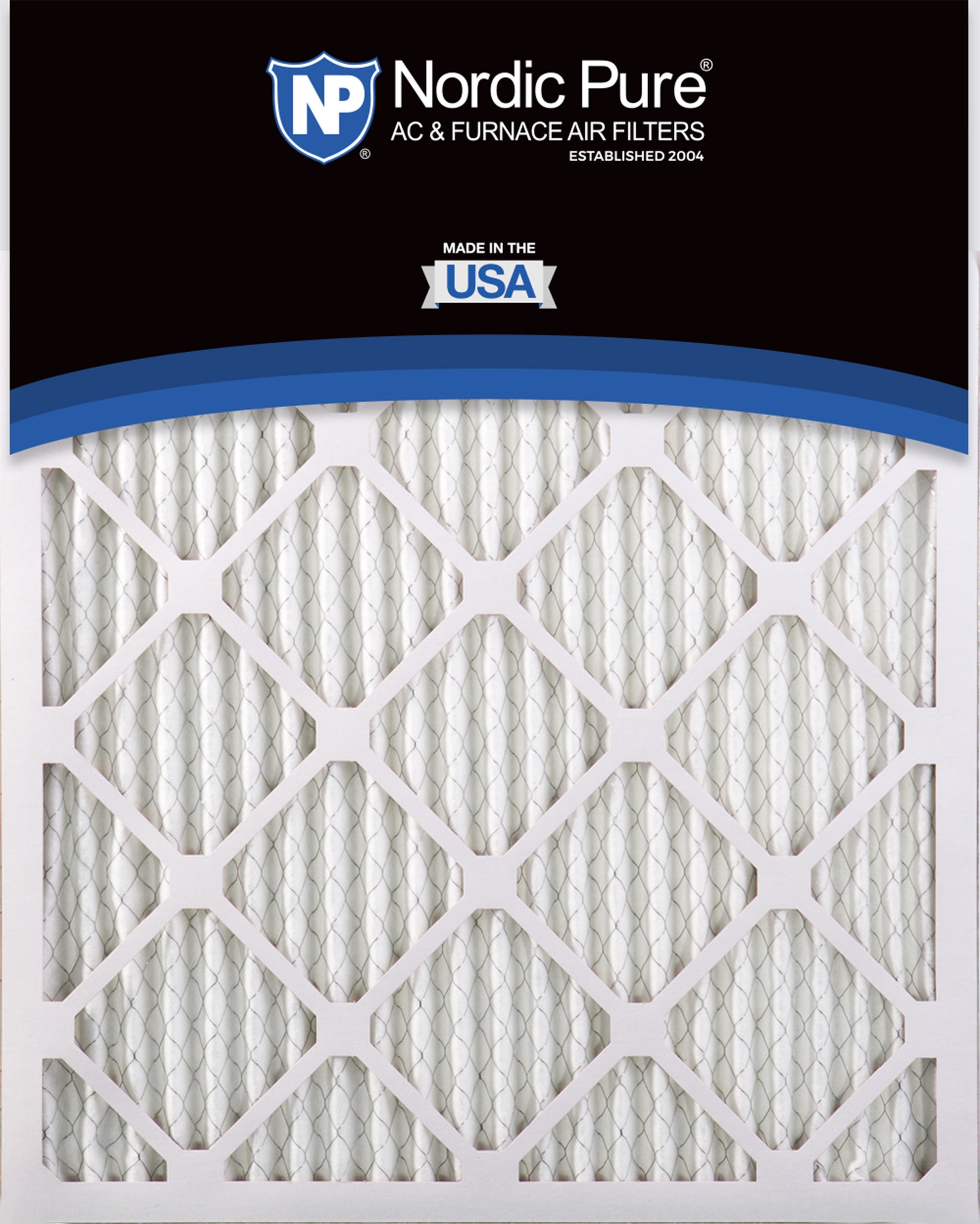NORDIC PURE Nordic Pure 16x24x1M14-6 Merv 14 Pleated Air Filter 6 Pack